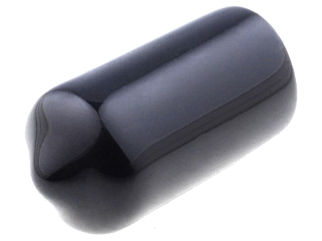 Opzetdopje; Lichaam: zwart; Øinw: 10mm; Mat: PVC Soft; L: 20mm