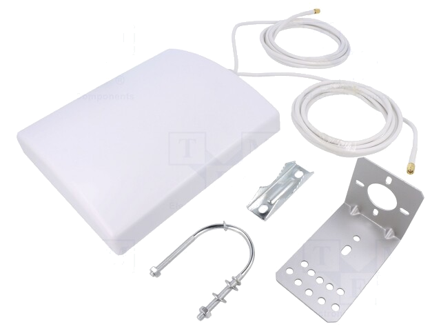 Antenne; wit; SMA; 50W; 700÷3800MHz; 50Ω; 3m; 14dBi; -20÷85°C; RG58