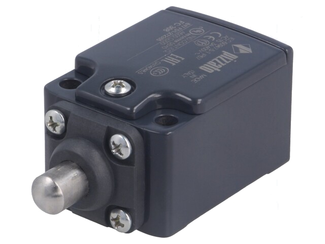 Eindschakelaar; pin Ø10mm; NO + NC; 6A; 400VAC; PG11; IP67