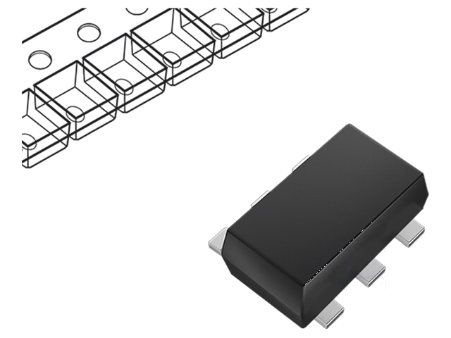Diode: TVS netwerk; Ubr: 11V; 5,5A; eenrichtings-; SOT5X3; Ch: 3