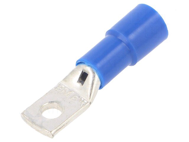 Uiteinde: buis; M5; Ø: 5,3mm; 16mm2; klemmen; voor draad; geïsoleerd