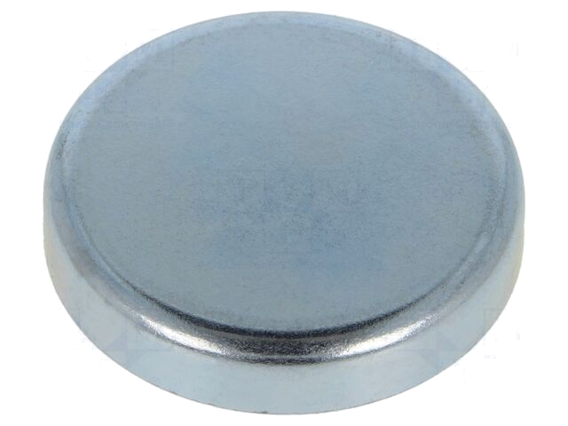 Magneet: vast; hard ferriet; 280N; Ø: 57mm; H: 10,5mm; staal
