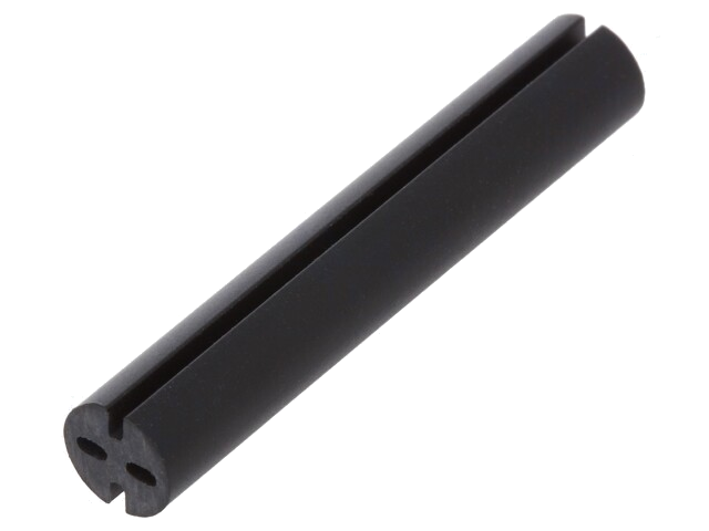 Afstandbus; LED; Øext: 5,1mm; ØLED: 5mm; L: 30mm; zwart; UL94V-0