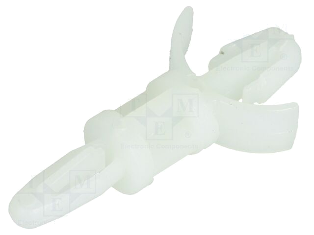 PCB-afstand; polyamide; L: 29,9mm; druksluiting; natuurlijk