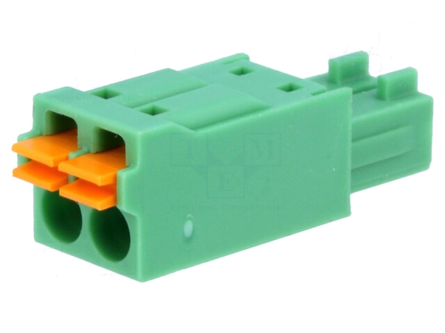 Ontkoppelbare terminal strip; 3,5mm; banen: 2; recht; stekker