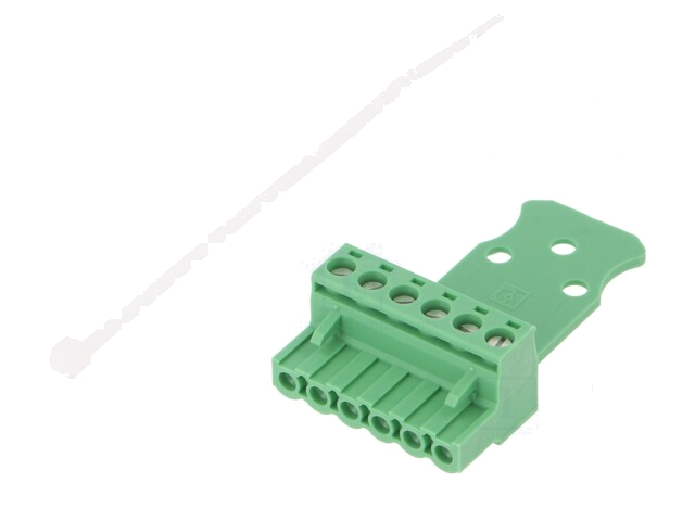 Ontkoppelbare terminal strip; 5,08mm; banen: 6; recht; stekker