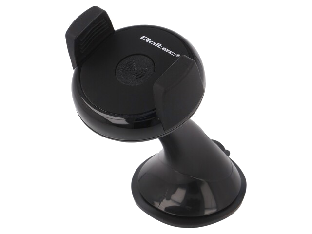Telefoonhouder; zwart; op ruit; 5W; 5V/1A; Lngt: 1m; W: 113mm
