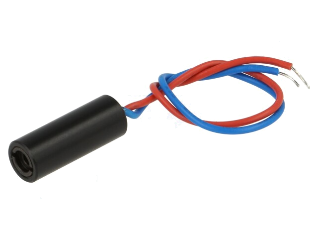 Module: laser; 1mW; rood; punt; 650nm; 2,7÷3,3VDC; 10÷30mA