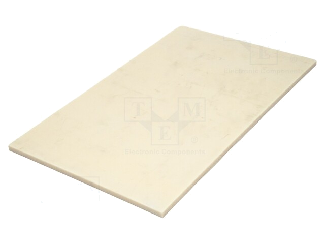 Vel; Afm: 610x1000mm; Thk: 20mm; natuurlijk; Maattolerantie: 0; +1mm