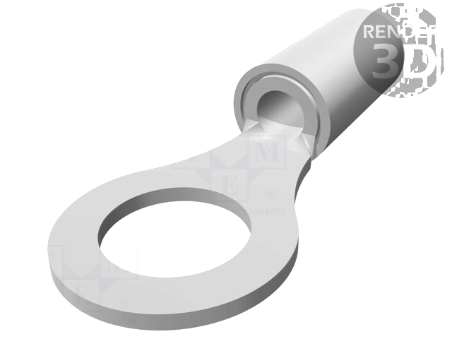 Uiteinde: oog; M8; Ø: 8,33mm; 2,62÷6,64mm2; klemmen; voor draad