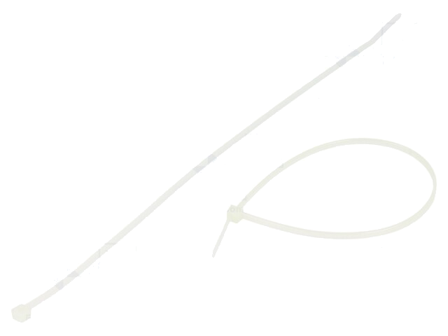 Kabelbinder; L: 205mm; W: 2,5mm; polyamide; 80N; natuurlijk; UL94V-2