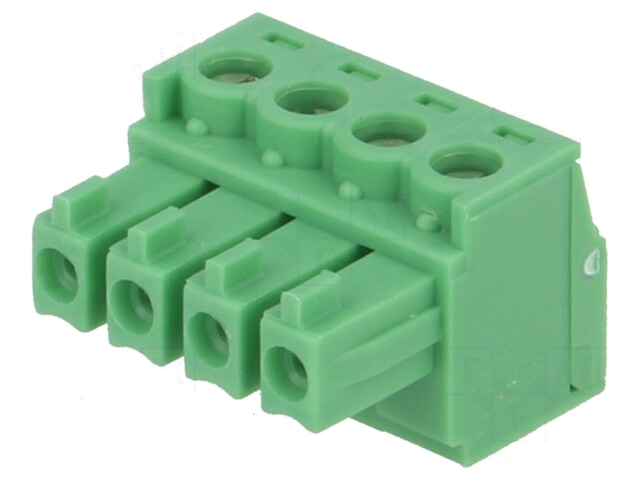 Ontkoppelbare terminal strip; 3,81mm; banen: 4; recht; stekker