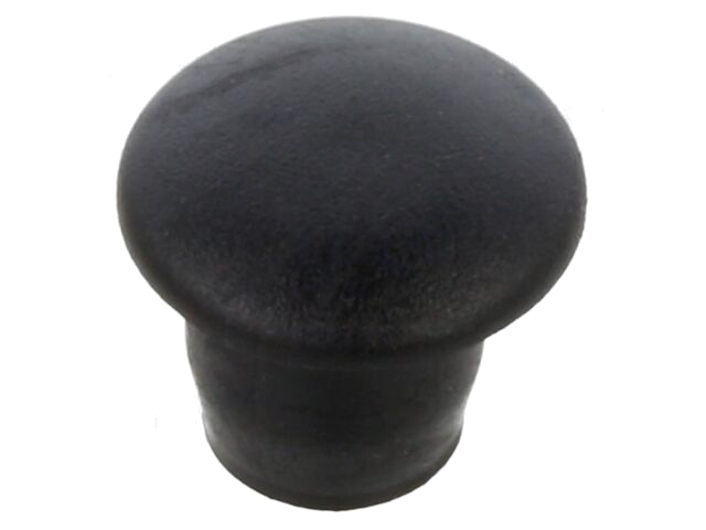 Afsluitdopje; H: 6,2mm; indrukken; Flensdiam: 7mm; zwart; LDPE