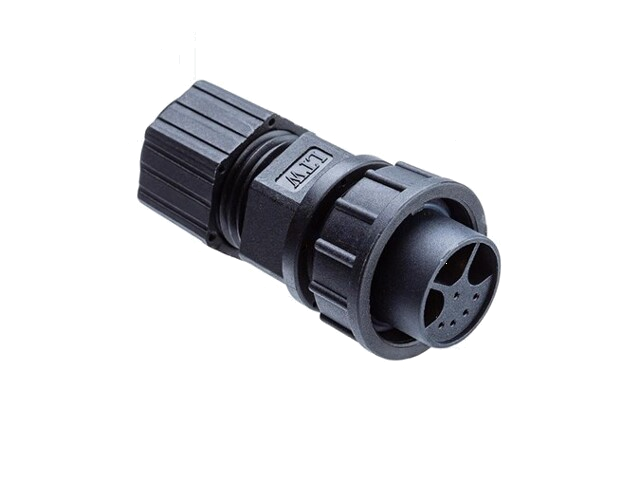 Connector: rond; stekker; maat D; mannelijk/ vrouwelijk; bajonet
