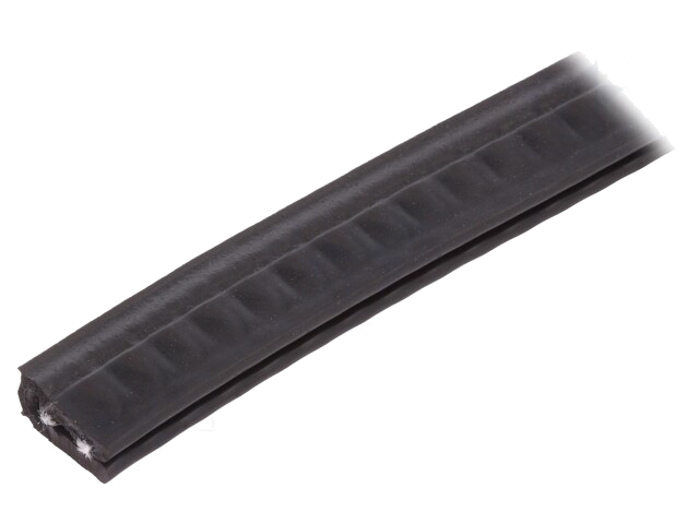 Randbescherming; EPDM; L: 5m; zwart; H: 15,5mm; W: 8,5mm; -40÷100°C