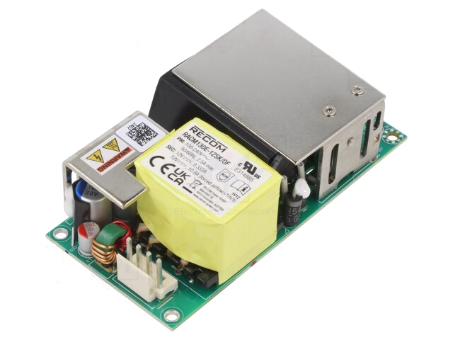 Voedingseenheid: schakelende; open; 130W; 85÷264VAC; 12VDC; 10,8A
