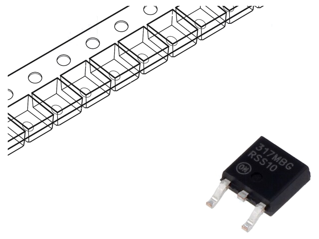 IC: spanningsstabilisator; lineair,regelbaar; 1,2÷37V; 0,5A; DPAK