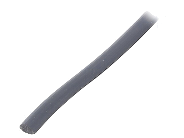 Randbescherming; PVC; L: 10m; grijs; H: 6mm; W: 4mm; -30÷70°C