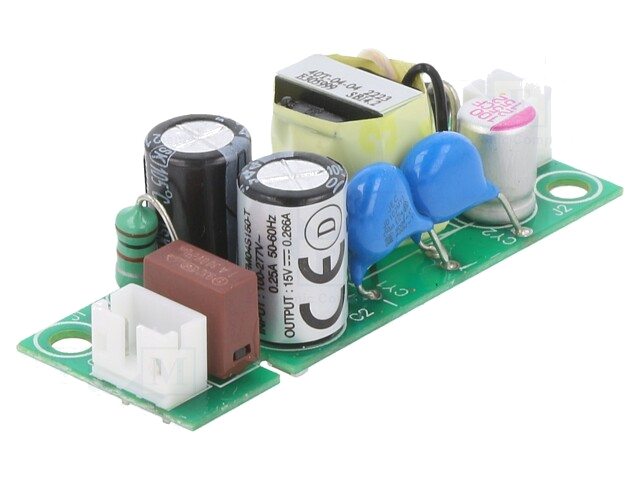 Voedingseenheid: schakelende; open; 4W; 120÷431VDC; 85÷305VAC