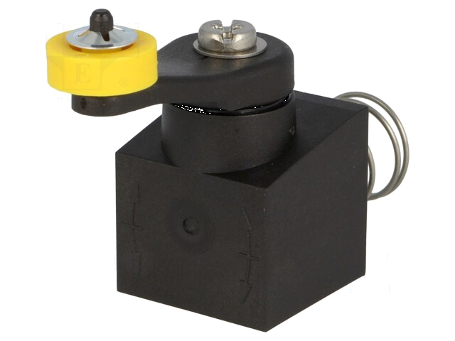 Aandrijfkop; hendel R 27mm, roller van kunststof Ø14mm