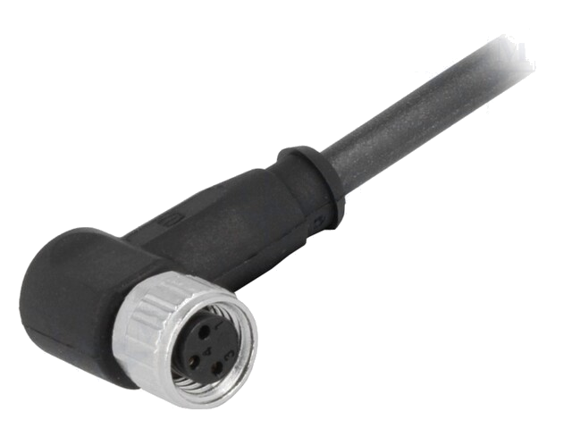 Connector: M8; vrouwelijk; PIN: 3; hoek van 90 °; met kabel; 1,5m