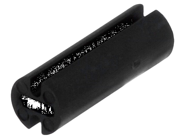 Afstandbus; LED; Øext: 5mm; ØLED: 5mm; L: 22,7mm; zwart; UL94V-2