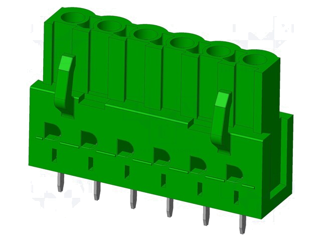 Ontkoppelbare terminal strip; 5mm; recht; contact; vrouwelijk