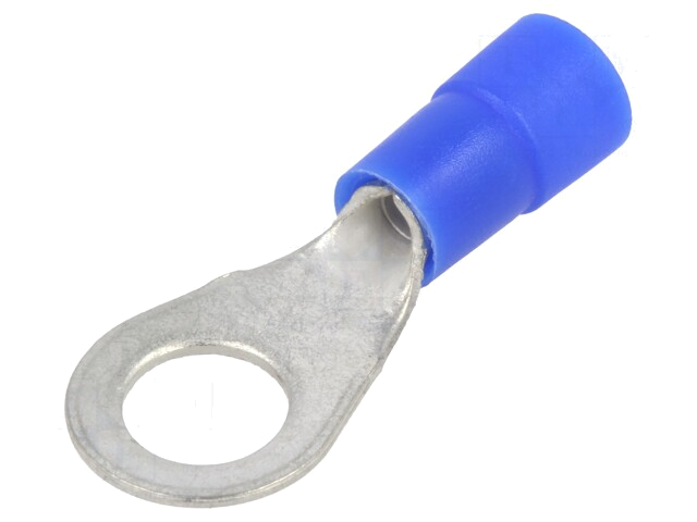 Uiteinde: oog; M6; Ø: 6,5mm; 1,5÷2,5mm2; klemmen; voor draad; blauw