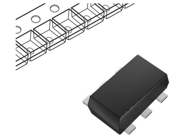 Diode: TVS netwerk; 5,6V; 3,5A; SOT665