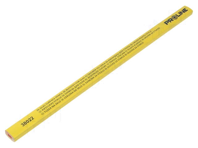 Potlood; 240mm; Gebruik: glas