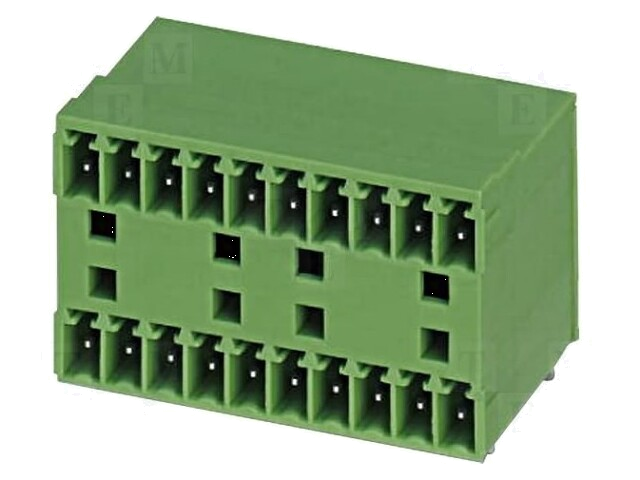 Ontkoppelbare terminal strip; 3,81mm; banen: 12; hoek van 90 °
