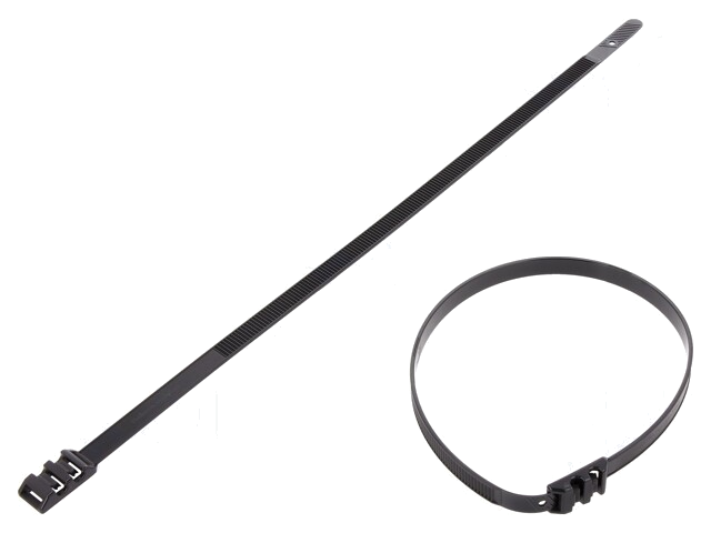 Kabelbinder; met kop met laag profiel; L: 355mm; W: 9mm; polyamide