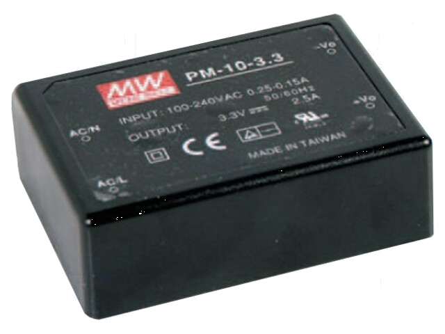 Voedingseenheid: schakelende; modulair; 10,2W; 120÷370VDC; OUT: 1