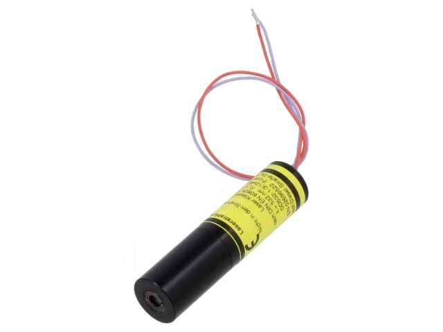 Module: laser; 1mW; groen; punt; 532nm; 2,7÷3,3VDC; 125÷375mA