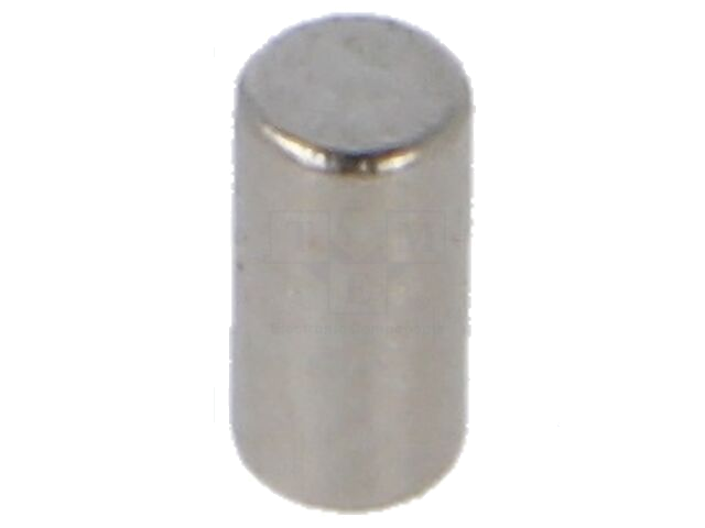 Magneet: vast; neodymium; 1N; Ø: 2mm; H: 4mm