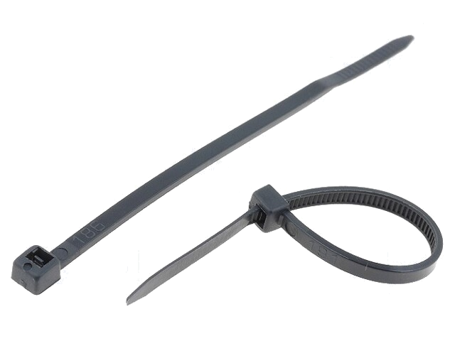 Kabelbinder; L: 80mm; W: 2,4mm; polyamide; 78,5N; zwart; Ømax: 19mm