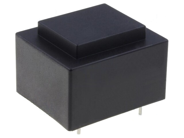 Transformator: ingegoten; 2,6VA; 230VAC; 12V; 12V; 108mA; 108mA; PCB