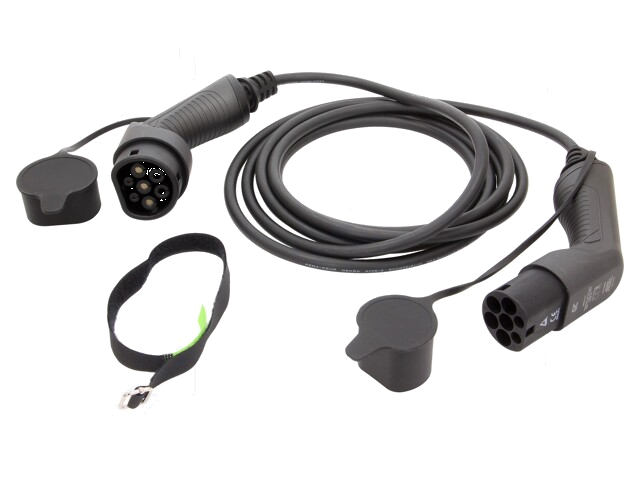 Kabel: eMobility; 230V; 3,6kW; IP55; Type 2,aan beide zijden; 5m