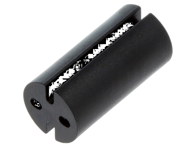 Afstandbus; LED; Øext: 4,8mm; ØLED: 3mm; L: 9,5mm; zwart; UL94HB
