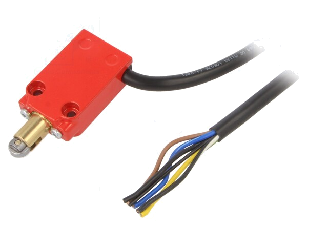 Eindschakelaar; metalen rol Ø10mm; NO + NC; 10A; max.250VAC; IP66