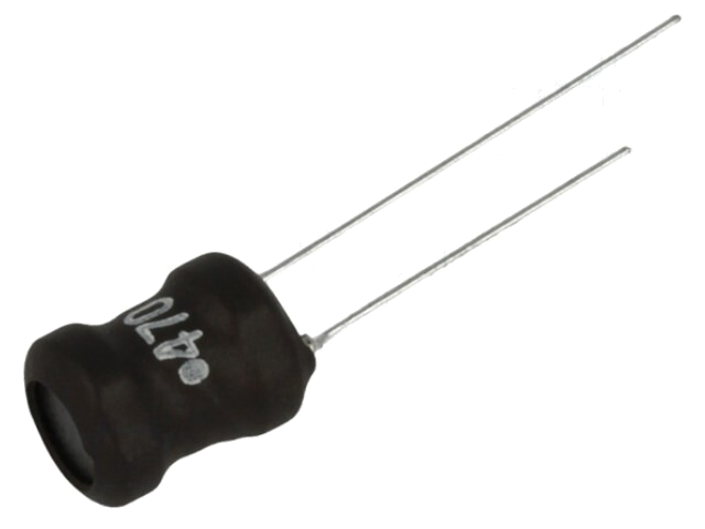 Smoorspoel: draadgewonden; THT; 47uH; 1,5A; 0,14Ω; ±10%; Ø8,7x12mm
