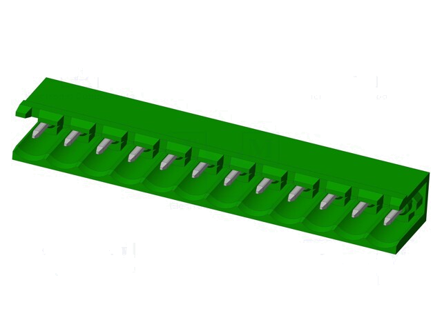 Connector: ontkoppelbare terminal strip; contact; mannelijk