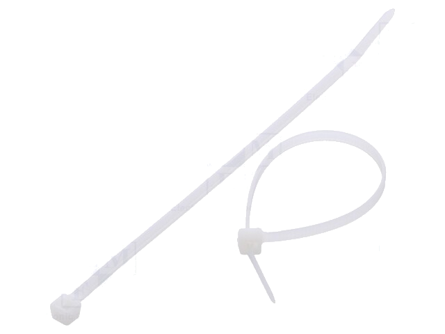 Kabelbinder; L: 150mm; W: 3,6mm; polyamide; 177N; natuurlijk