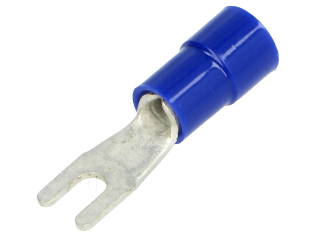 Uiteinde: vork; M2,5; Ø: 2,6mm; 1,5÷2,5mm2; klemmen; voor draad
