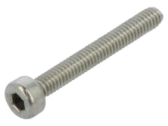 Schroef; M2x16; 0,4; Kop: cilinder; binnenzeskant; HEX 1,5mm