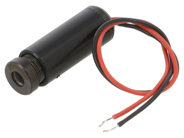 Module: laser; 0,4mW; rood; punt; 650nm; 2,7÷3,3VDC; 10÷30mA