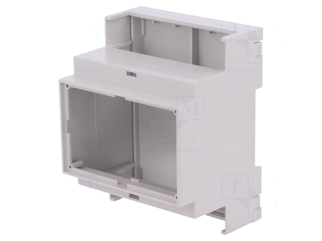 Behuizing: op DIN-rail; Y: 90mm; X: 71,2mm; Z: 53mm; PPO; grijs