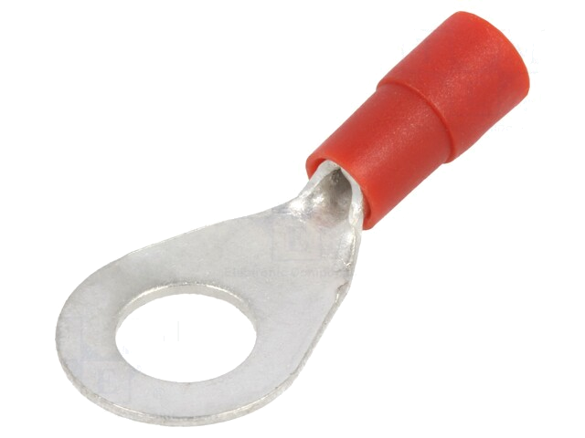 Uiteinde: oog; M6; Ø: 6,5mm; 0,5÷1mm2; klemmen; voor draad; vertind