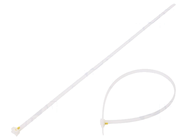 Kabelbinder; L: 360mm; W: 6,1mm; polyamide; 490N; natuurlijk; KR