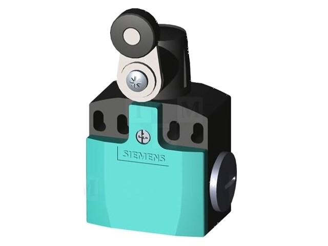 Eindschakelaar; hendel R 20,8mm, roller van kunststof Ø19mm